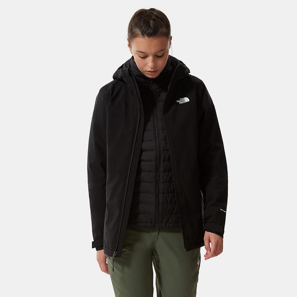 The North Face 3-In-1 Jackets Womens Australia - The North Face Carto Triclimate Black Hiking (EXM-6